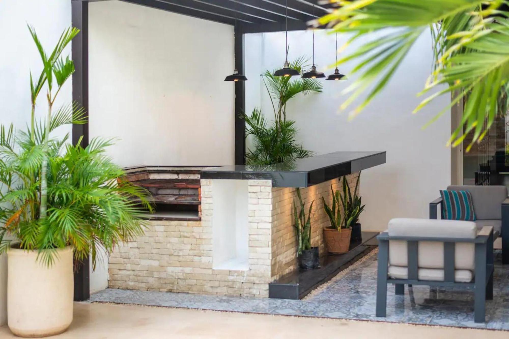 Villa Moderna Con Alberca, Gimnasio Y Cochera Merida Bagian luar foto
