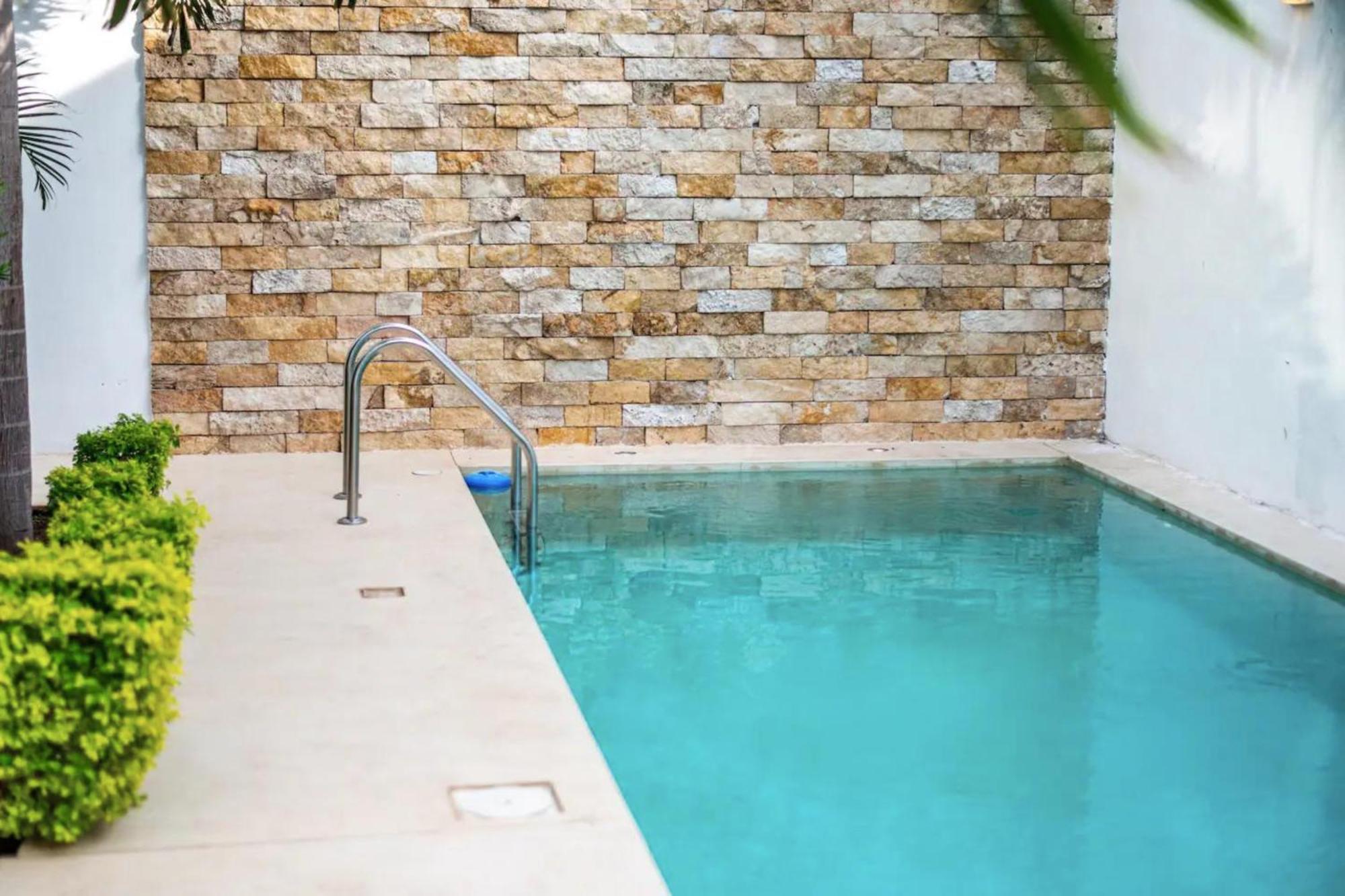 Villa Moderna Con Alberca, Gimnasio Y Cochera Merida Bagian luar foto