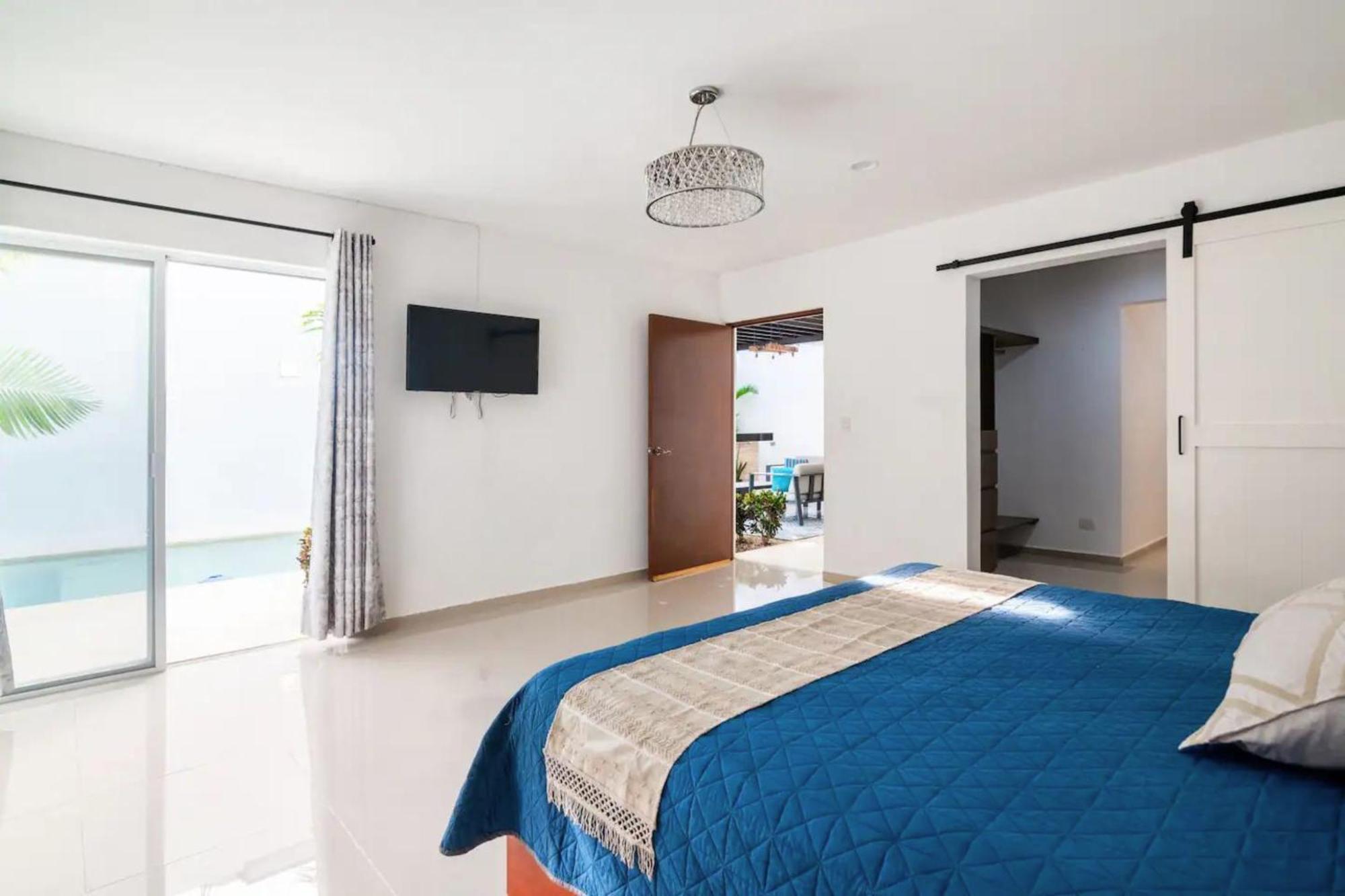 Villa Moderna Con Alberca, Gimnasio Y Cochera Merida Bagian luar foto